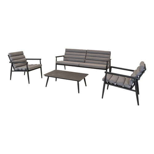 Lesli Living loungebank Harper - grijs - 168x76x72cm
