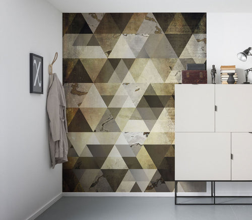 Sanders & Sanders fotobehang steen beige, grijs en bruin - 200 x 250 cm - 611923