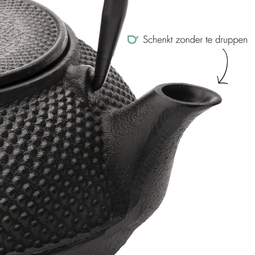 Bredemeijer - Theepot Jang 1,1L gietijzer zwart - vtwonen shop
