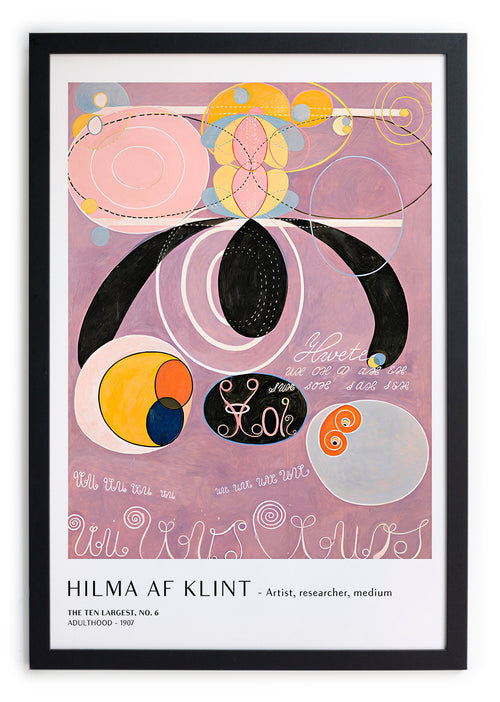 Zwarte lijst met kader 40x30 Hilma 1 - vtwonen shop