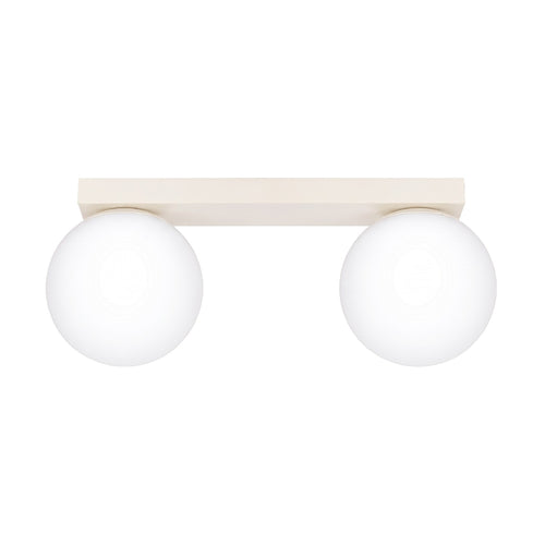 Sollux Lighting Plafondlamp YOLI 2 beige - 34,5x12x14,5cm