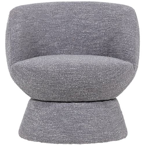 WOOOD draaifauteuil Shuffle - Melange - Grijs - 72x73x71 - vtwonen shop