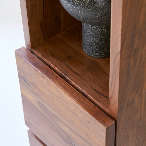 Tikamoon Kolomkast van massief palissander - Bruin - vtwonen shop