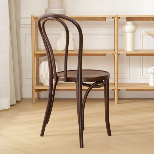 Fameg Vienna Thonet No.18 Houten Bistrostoel Walnoot - vtwonen shop