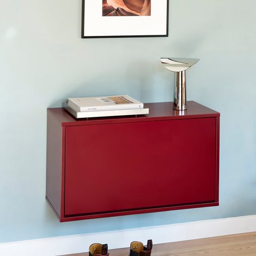 ReCollector Opbergdoos 70 x 30 x 40 cm – Rood gelakt spaanplaat