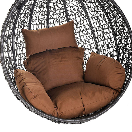 Home Deluxe Hangstoel CIELO bruin wicker + kussen - vtwonen shop