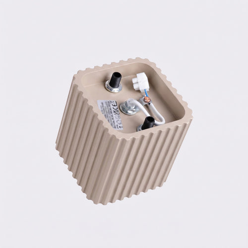 Sollux Lighting Plafondlamp RIFF 1 taupe GU10 - 10x10x10cm