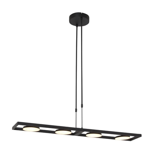 Steinhauer hanglamp Soleil - 4 lichts - 120x 122 cm - zwart - vtwonen shop