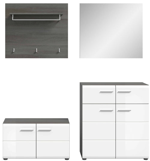 Furnilux Salsa Garderobe / Salsa Entree Meubelset - 192cm x 175cm x 37cm - vtwonen shop