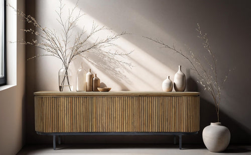 Livingfurn tv-meubel Lausanne - teakhout - 170cm