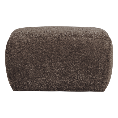 WOOOD poef Mojo Base - Wollig - Bruin - 45x84x64