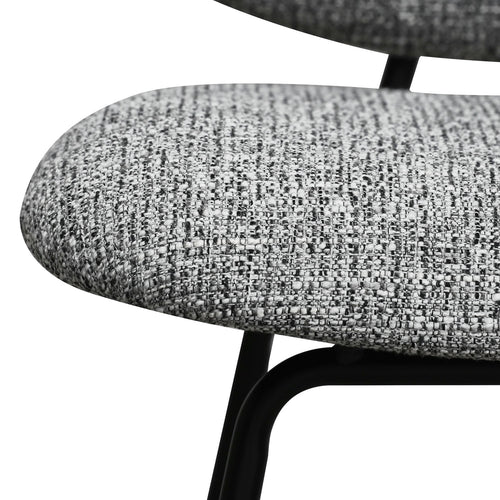 Furnhouse eetkamerstoel Sofia - Grijs - Stof (Bouclé) - Set van 4