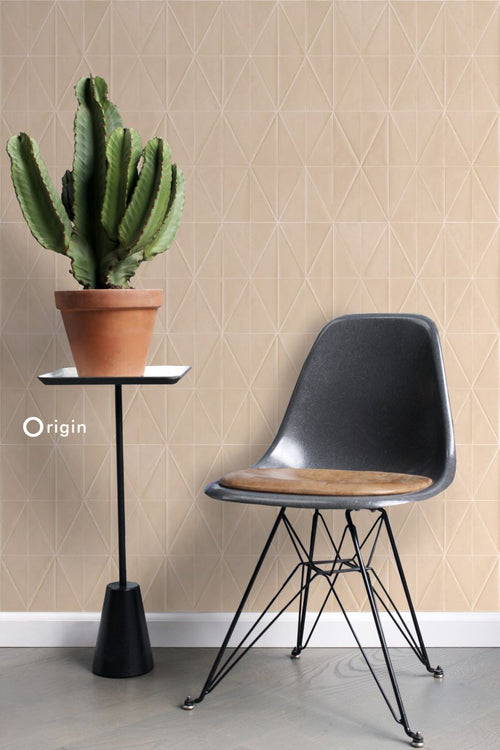 Origin Wallcoverings behang grafische vorm glanzend brons - 53 cm x 10,05 m - 347231 - vtwonen shop