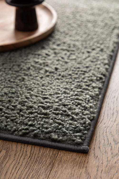 AFK Living vloerkleed Mono - Vloerkleed met getextureerd schapenvacht-effect - groen - 160x230 cm
