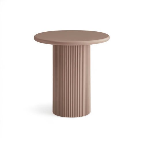 Furnhouse salontafel set Wave - Mokkamousse - Ø 50/130 cm