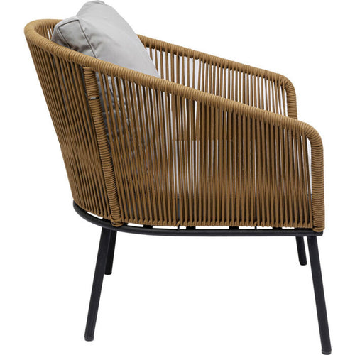 Kare Design Tuinmeubilair Elba 4-Zits bruin