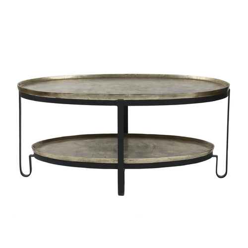 PTMD salontafel Kae - goud - 96.5x58.5x44.5cm