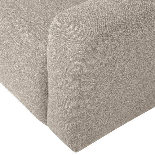 WOOOD 1-zits bank arm rechts Mojo Base - Bouclé - Beige - 74x105x97