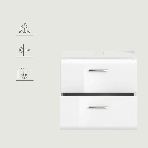 Furnilux Wastafelonderkast Ice - 60 x 54 x 32cm - vtwonen shop