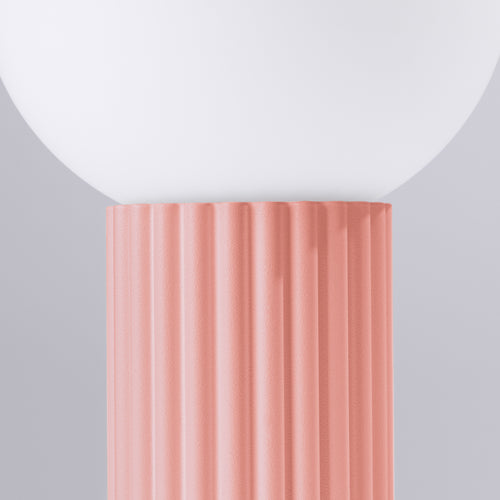 Sollux Lighting Tafellamp HALO perzik - 12x12x19cm