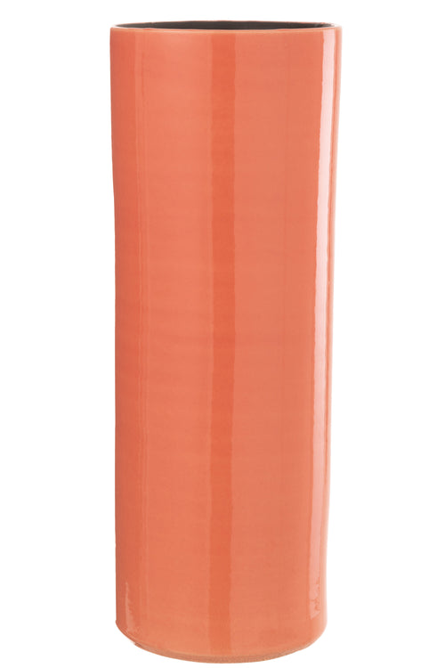 J-Line vaas Flek - keramiek - roze - large - 47.5 cm hoog - vtwonen shop