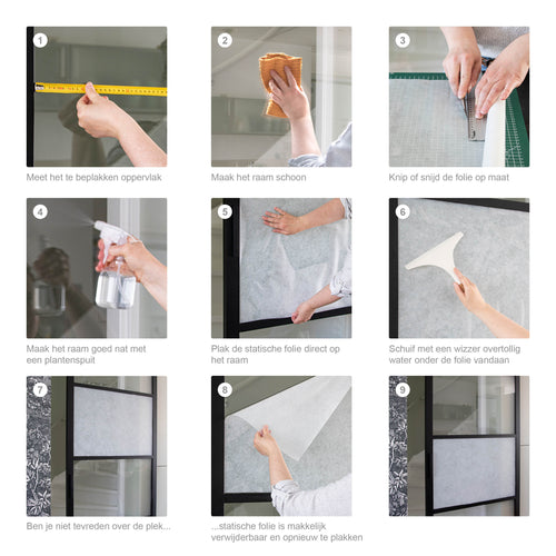 d-c-fix Premium Statische Raamfolie - Rijstpapier - 150x45 cm - vtwonen shop