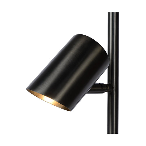 Atmooz vloerlamp Kisoro - zwart - Ø 33 x H 144 cm - G9