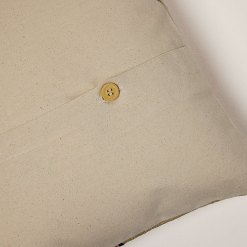 Madura Kussenovertrek Triago natuurlijk en zwart 40x40 cm