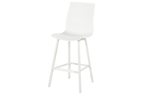 Hartman Barstoel Sophie Wave - Wit Kunststof - Set Van 2