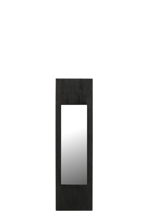J-Line spiegel - hout - zwart - small