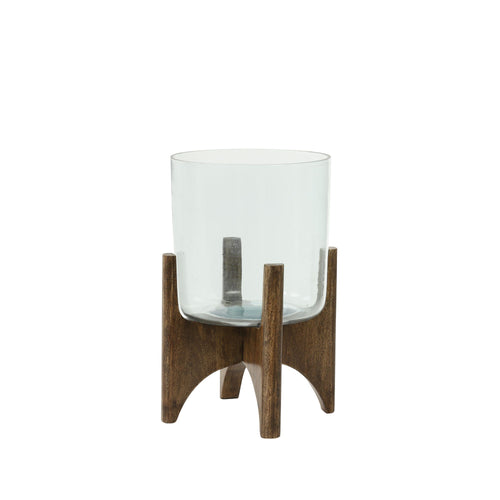 Light & Living vaas Jace - bruin - Ø22.5cm