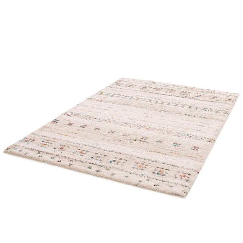 AFK Living vloerkleed  Bloom - shaggy - beige - 80 x 150 cm