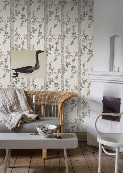 Borastapeter behang bloemen beige en meerkleurig - 53 cm x 10.05 m - 660045 - vtwonen shop