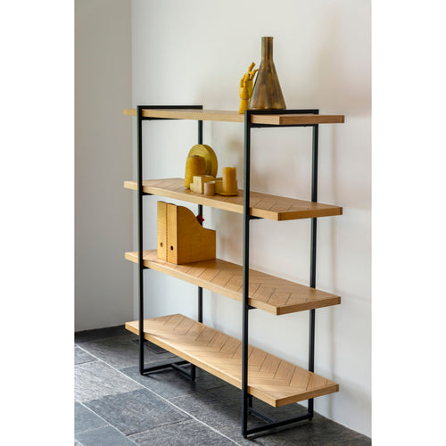 Dutchbone Class Wandkast/ Wandplanken Eikenhout - Bruin - vtwonen shop