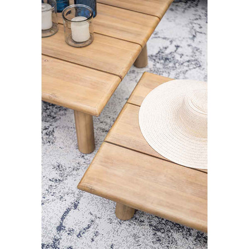 Garden Impressions loungeset San Namut grey sand - 5-delig - stoel-bank