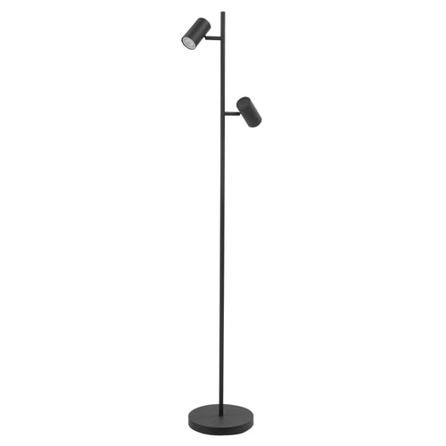 Highlight vloerlamp Burgos - 2 lichts - 23  x 142   cm - zwart - vtwonen shop