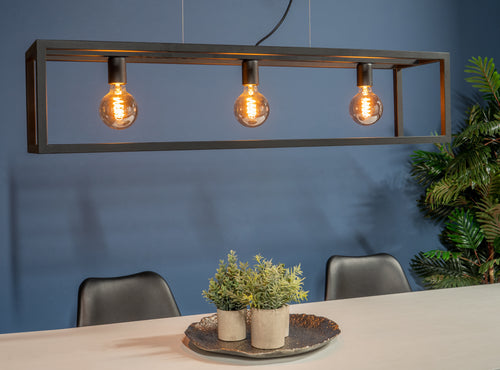 EGLO hanglamp Elswick - e27 - 110 cm - zwart - vtwonen shop