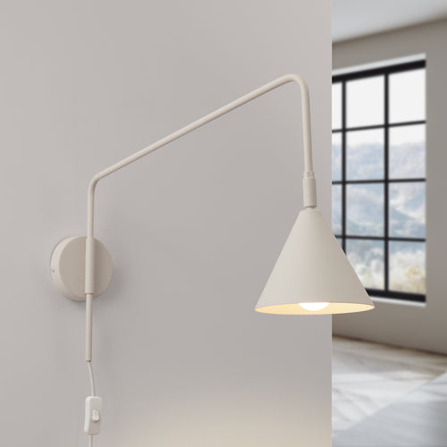 Sollux Lighting Wandlamp NOX beige - 14x61x30cm