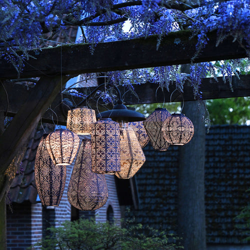 Lumiz Tuinlamp op zonne energie - Solar Lampion - Malediven Set - 5 stuks