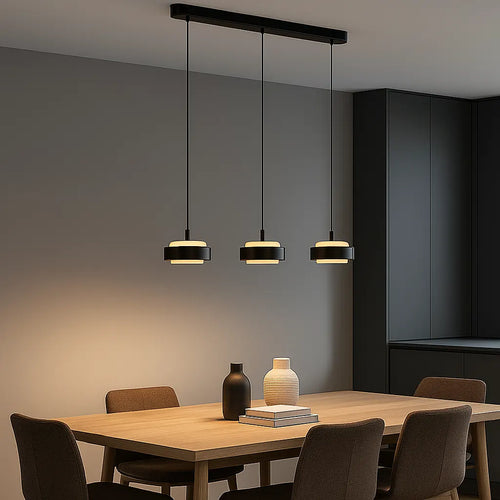 Freelight hanglamp Puleggia - 3 lichts - 90  x 150   cm - zwart
