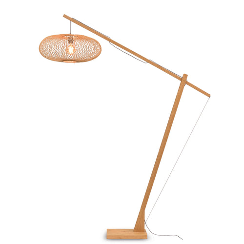 GOOD&MOJO vloerlamp Cango - bruin - Ø60cm - vtwonen shop