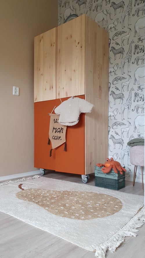 ESTAhome behang jungle dieren groen grijs - 53 cm x 10.05 m - 139270