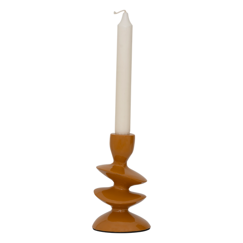 Urban Nature Culture kandelaar Tove - Inca Gold - Ø 8x14cm - vtwonen shop