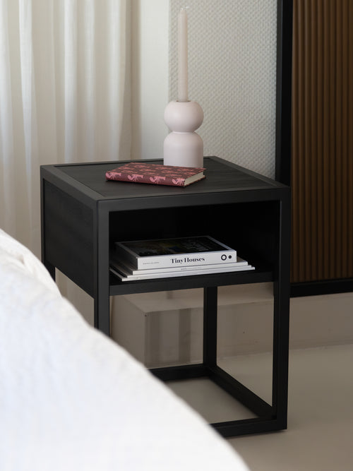 Spinder Design nachtkastje Diva One-Nightstand - Zwart - vtwonen shop