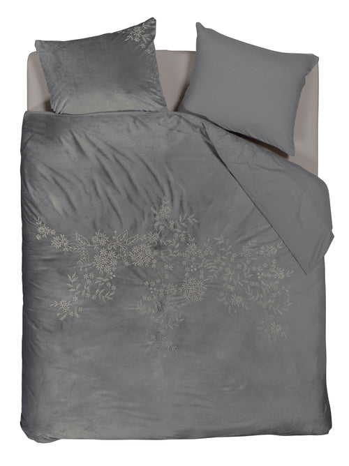 Beddinghouse Dekbedovertrek Arya - 200 x 200/220 cm - Grijs