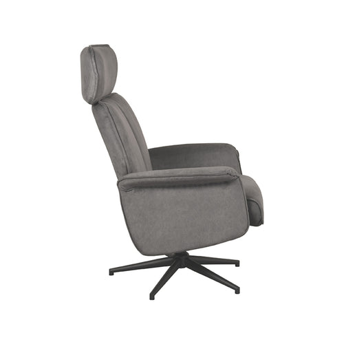 LABEL51 Relaxfauteuil Verdal - Antraciet - Draaibaar - vtwonen shop