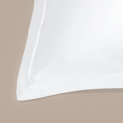 Coco & Cici - TENCEL - Sateen Kussensloop Wit - 1 kussensloop 50x90
