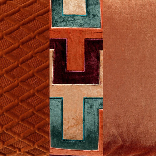 KUSSENSET | 3-delig | Celeste Curated | oranje, beige | Hoii | inclusief veren binnenkussens