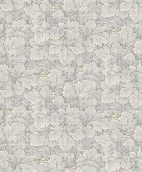 Borastapeter behang bladeren grijs - 53 cm x 10.05 m - 660084 - vtwonen shop