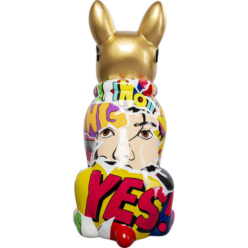 Kare Design Woonaccessoires goud bulldog graffiti zonnebril 49cm